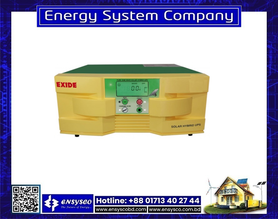 Exide 1100VA Solar Hybrid IPS Price in BD | Exide 1100VA Solar Hybrid IPS